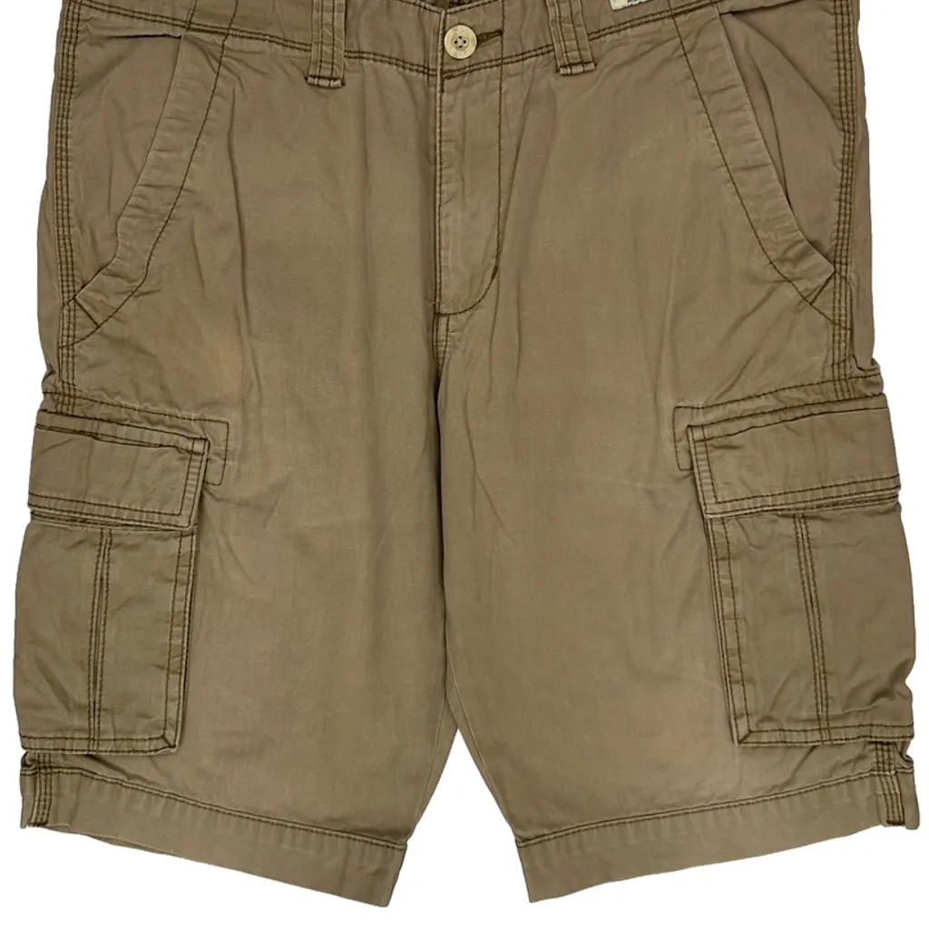 Tommy Hilfiger Cargo Shorts - 33W 10L Khaki Cotton - Image 9
