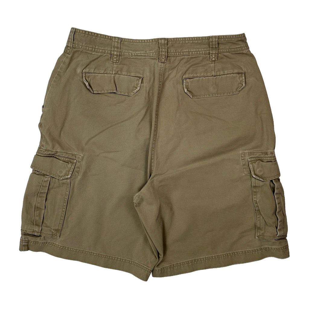 Tommy Hilfiger Cargo Shorts - 34W 10L Khaki Cotton