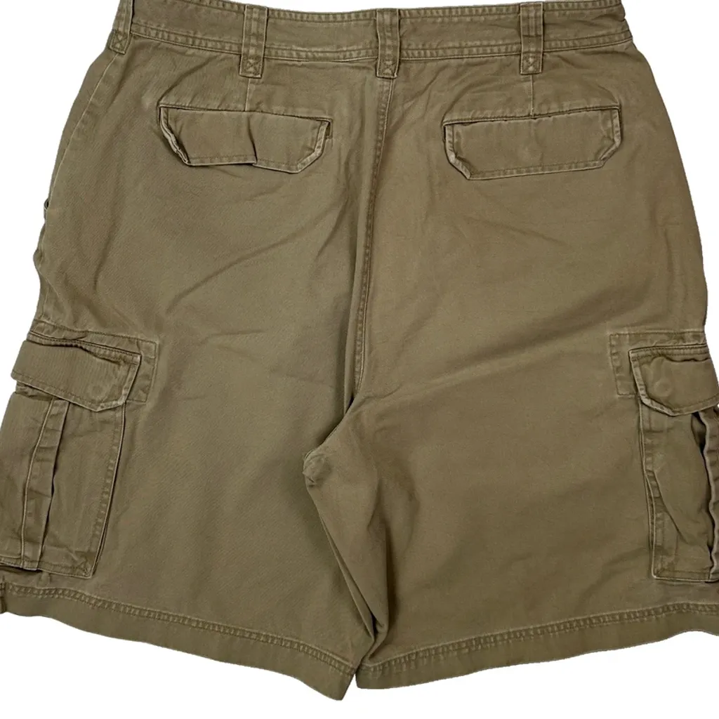 Tommy Hilfiger Cargo Shorts - 34W 10L Khaki Cotton - Image 6