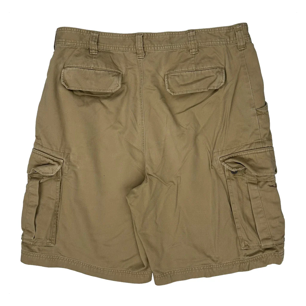 Tommy Hilfiger Cargo Shorts - 36W 9L Khaki Cotton