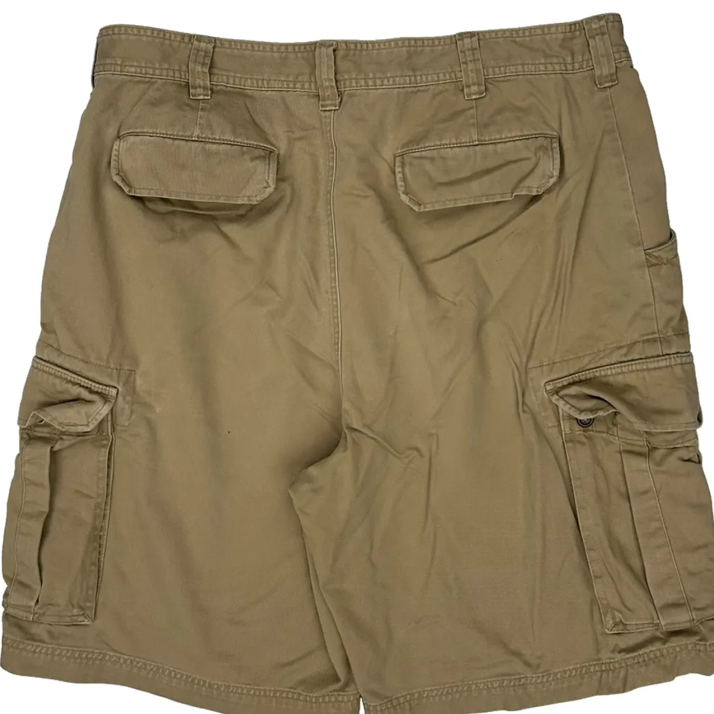 Tommy Hilfiger Cargo Shorts - 36W 9L Khaki Cotton - Image 6