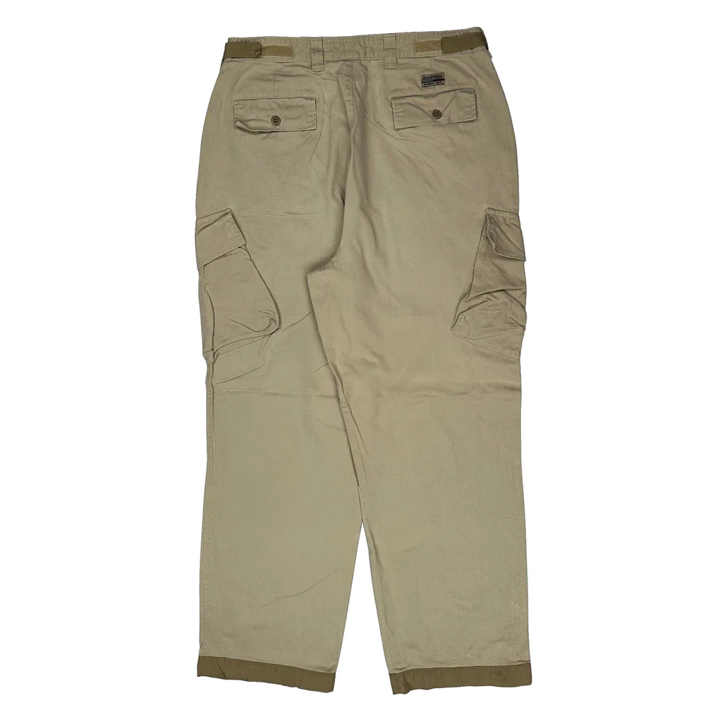 Tommy Hilfiger Cargo Trousers - 36W 32L Beige Cotton