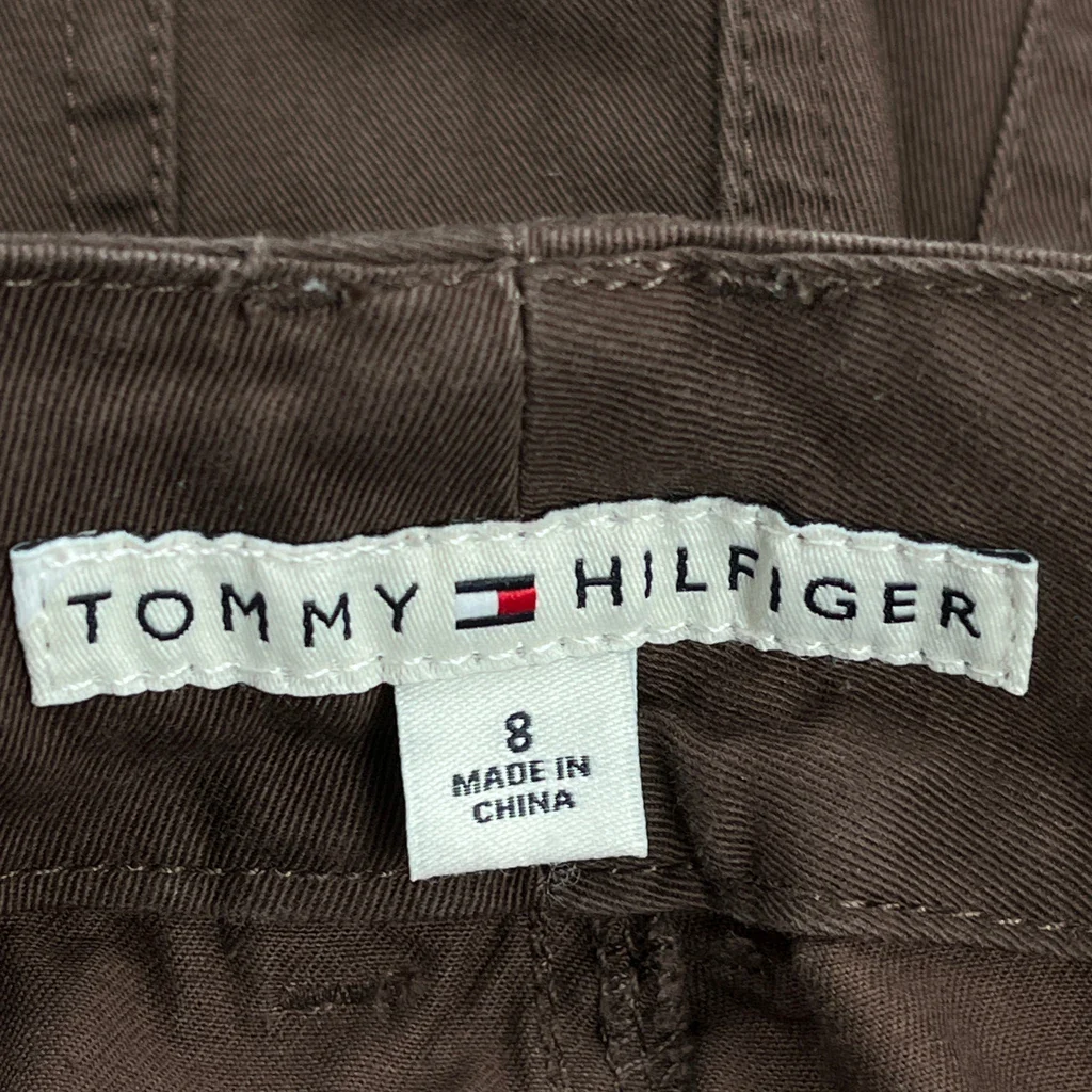 Tommy Hilfiger Cargo Trousers - 32W UK 12 Brown Cotton - Image 6