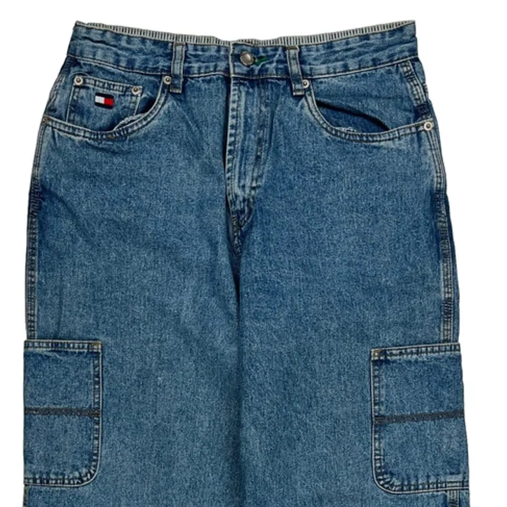 Tommy Hilfiger Carpenter Jeans - 34W 31L Blue Cotton - Image 10