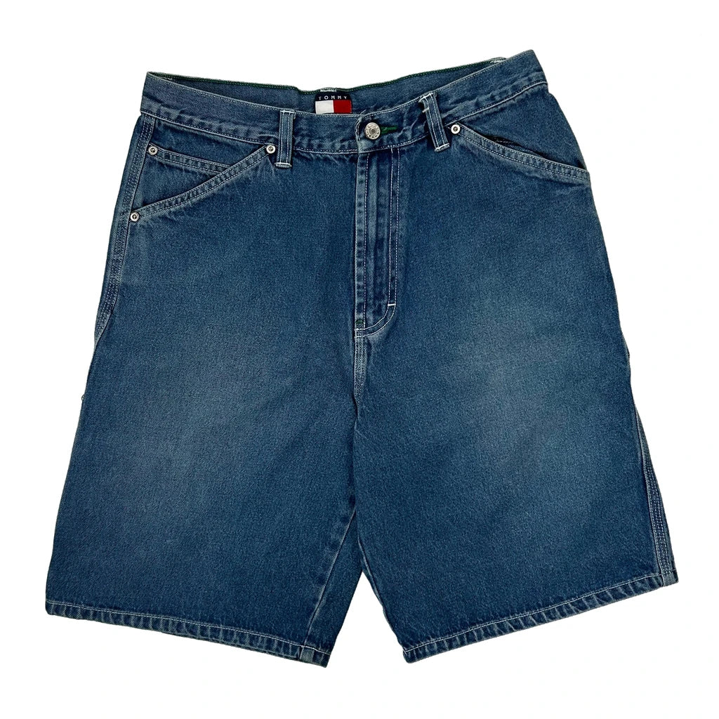 Tommy Hilfiger Carpenter Shorts - 28W 9L Blue Cotton - Image 2