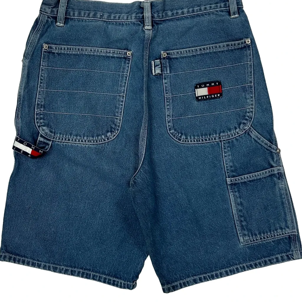 Tommy Hilfiger Carpenter Shorts - 28W 9L Blue Cotton - Image 8