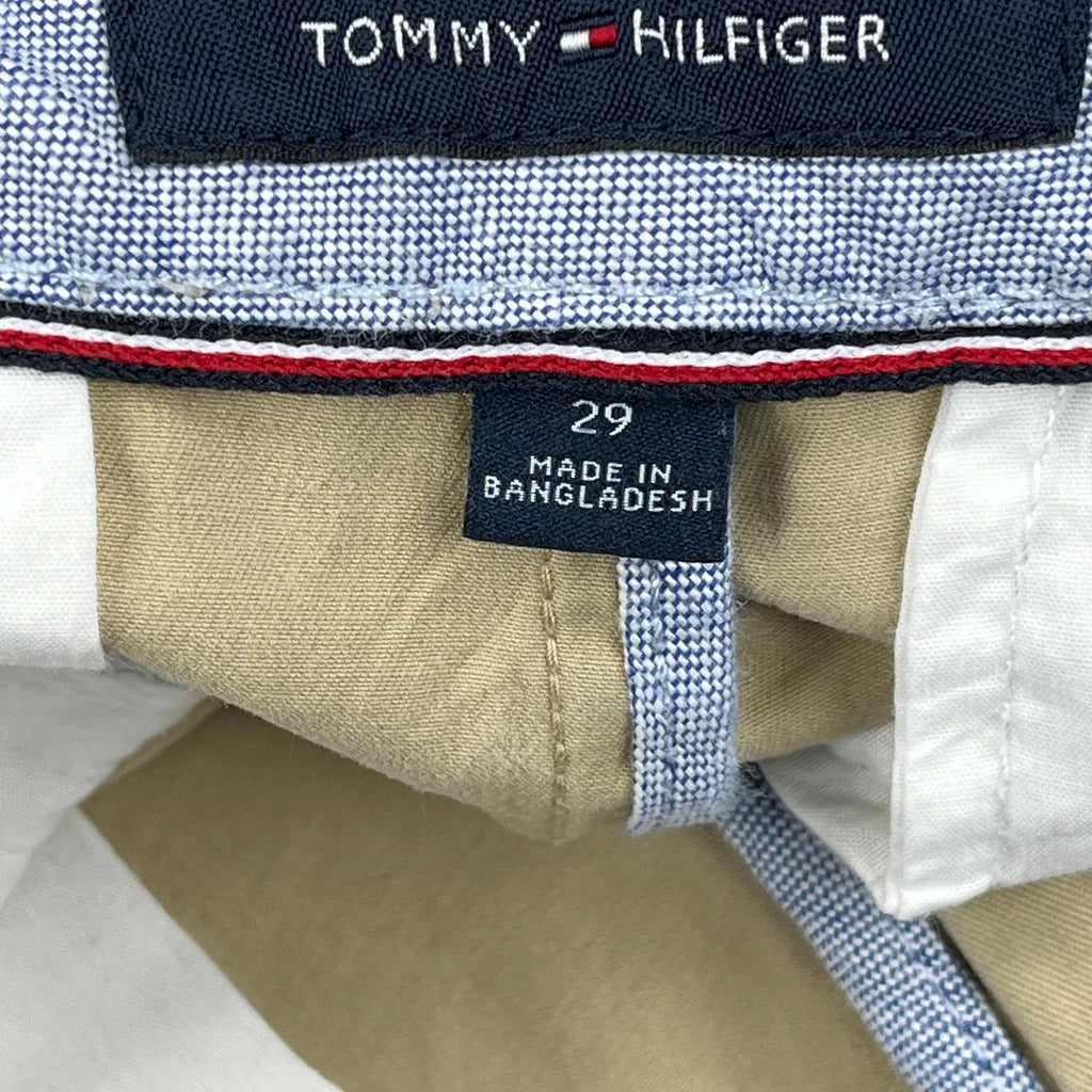 Tommy Hilfiger Chino Shorts - 29W 9L Beige Cotton - Image 6