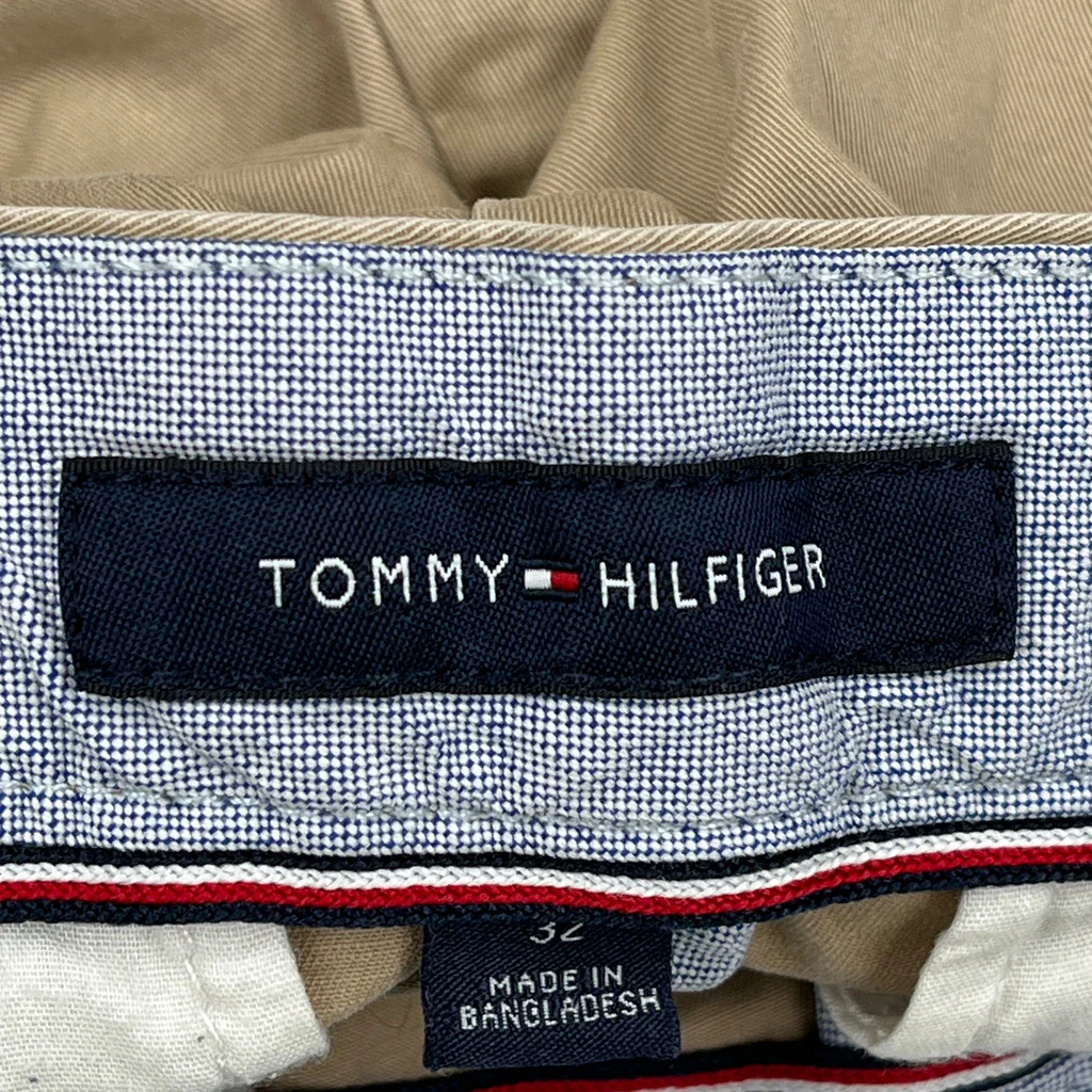 Tommy Hilfiger Chino Shorts - 31W 9L Beige Cotton - Image 6