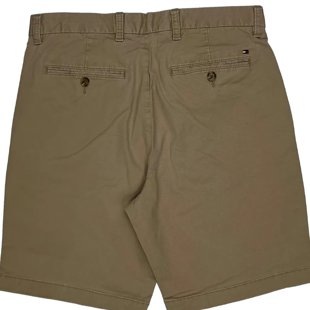 Tommy Hilfiger Chino Shorts - 31W 9L Beige Cotton - Image 7
