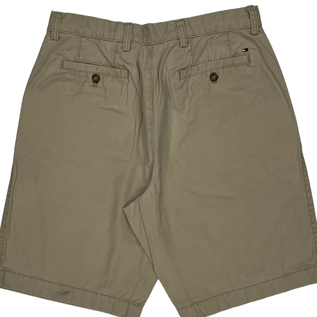 Tommy Hilfiger Chino Shorts - 31W 10L Beige Cotton - Image 8