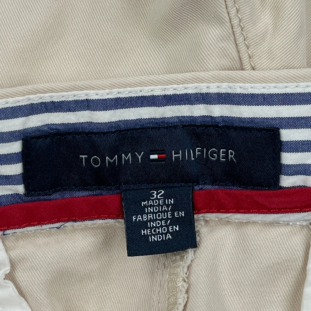 Tommy Hilfiger Chino Shorts - 32W 9L Beige Cotton - Image 6