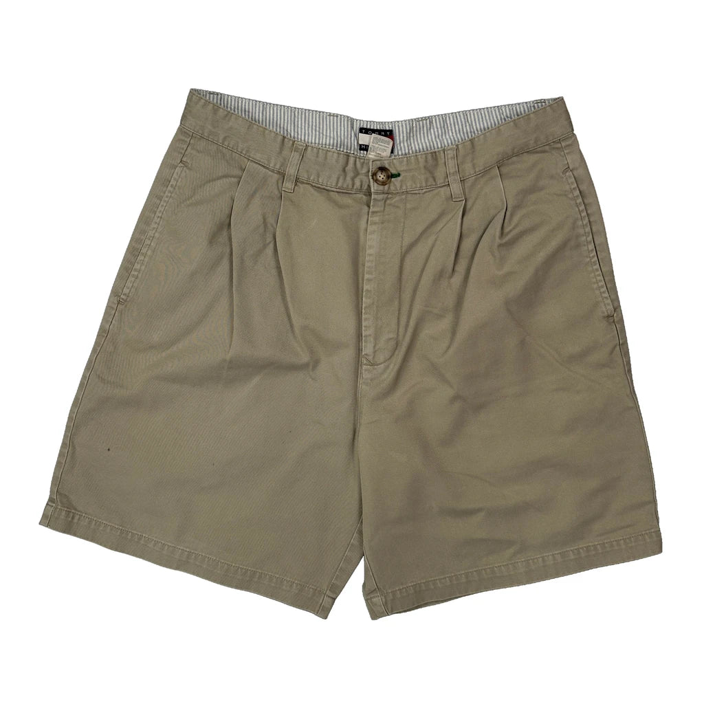 Tommy Hilfiger Chino Shorts - 32W 8L Beige Cotton - Image 2