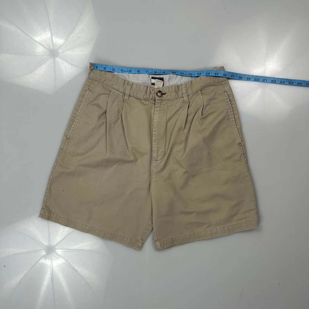 Tommy Hilfiger Chino Shorts - 32W 8L Beige Cotton - Image 3