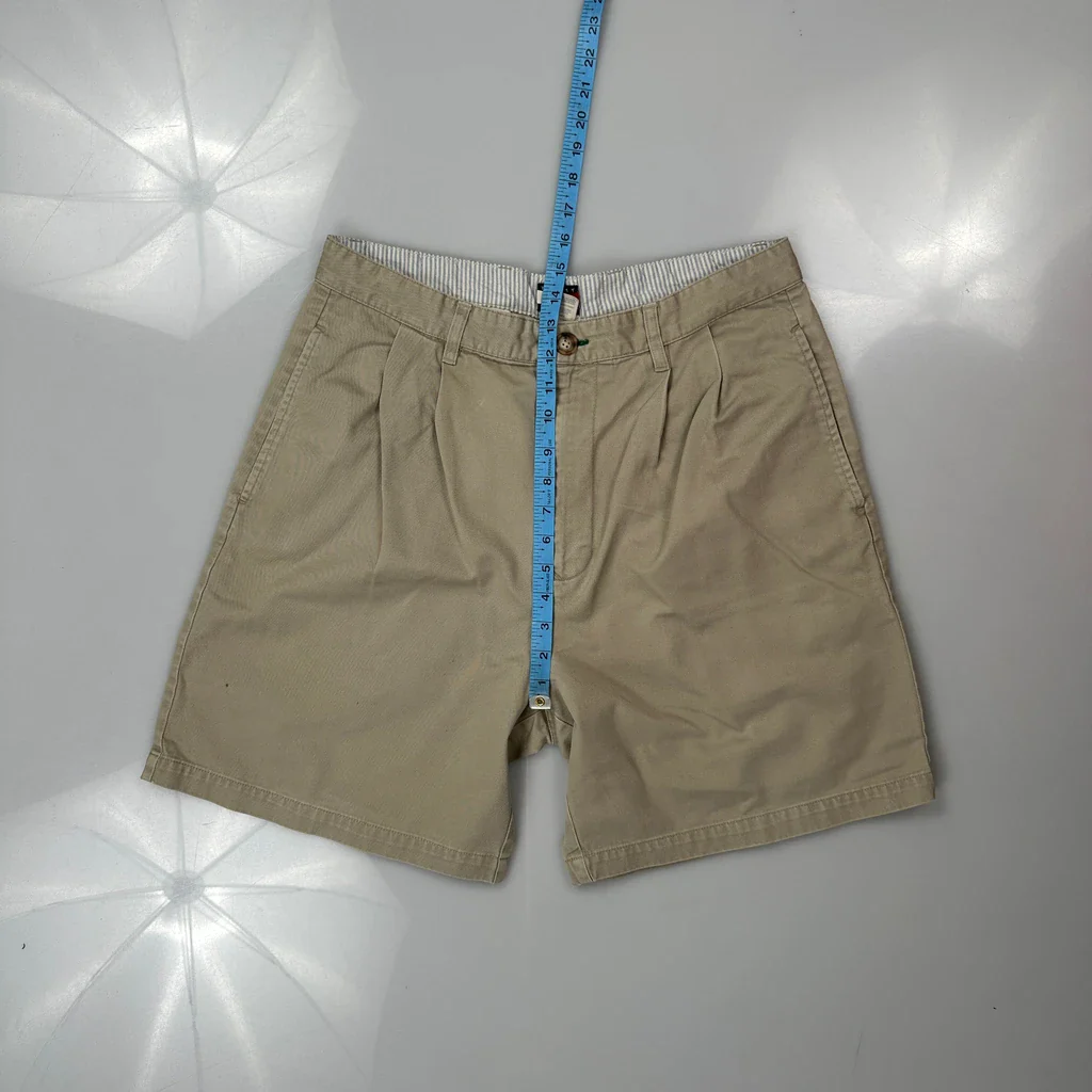 Tommy Hilfiger Chino Shorts - 32W 8L Beige Cotton - Image 4