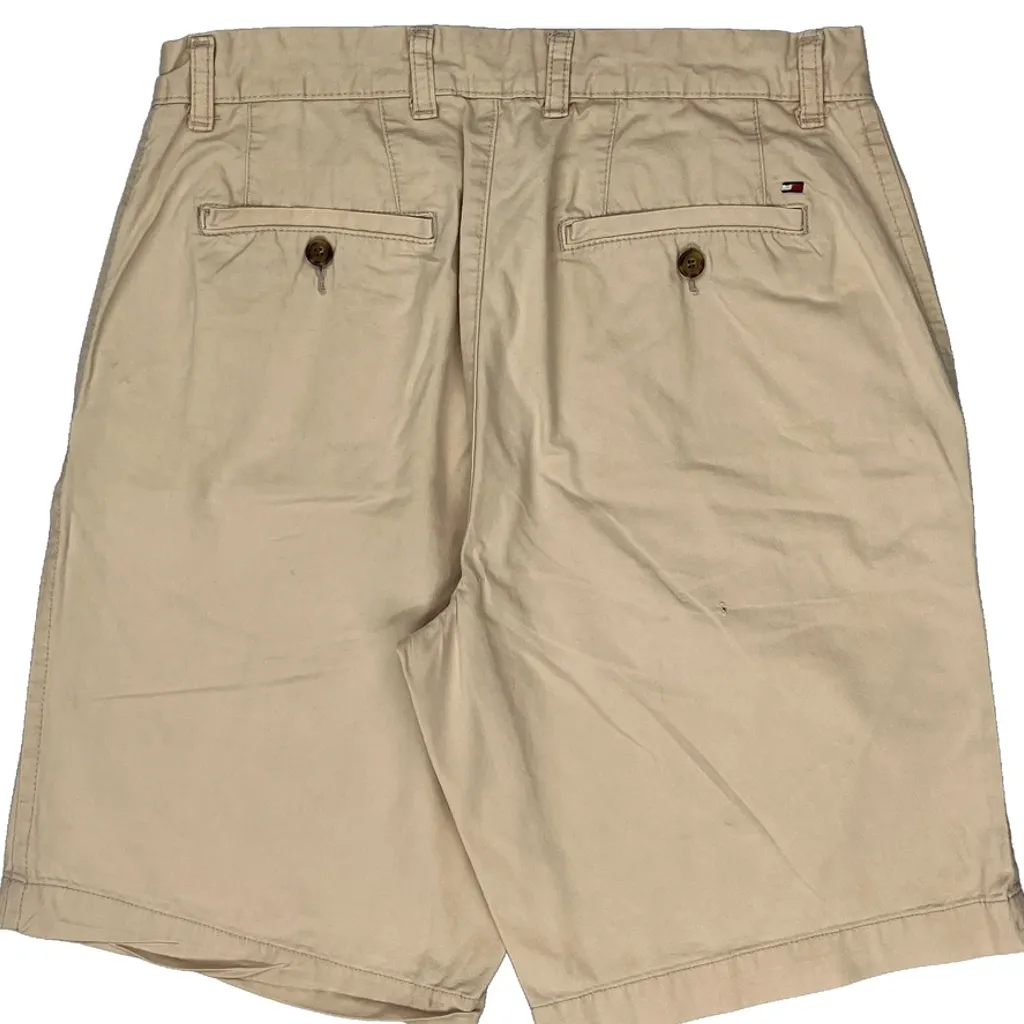 Tommy Hilfiger Chino Shorts - 32W 10L Beige Cotton - Image 8