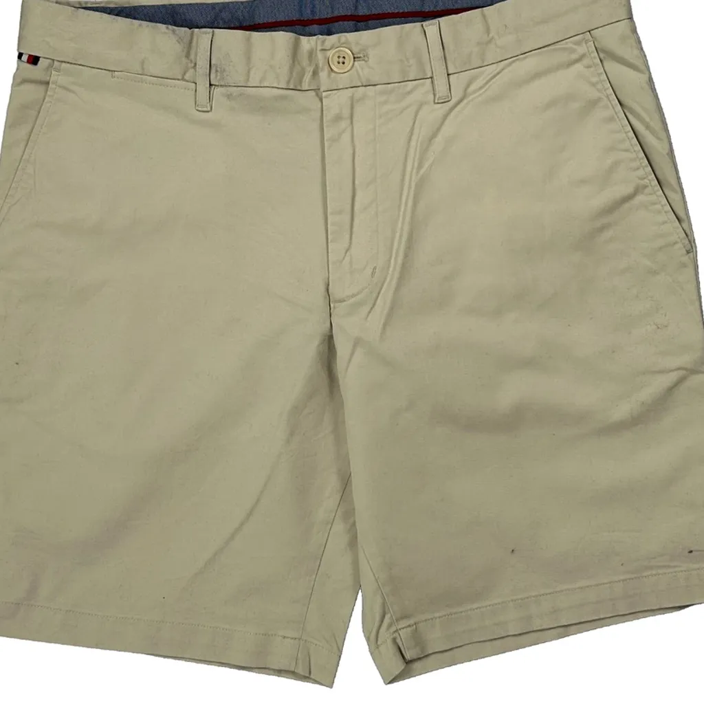 Tommy Hilfiger Chino Shorts - 33W 9L Beige Cotton - Image 9