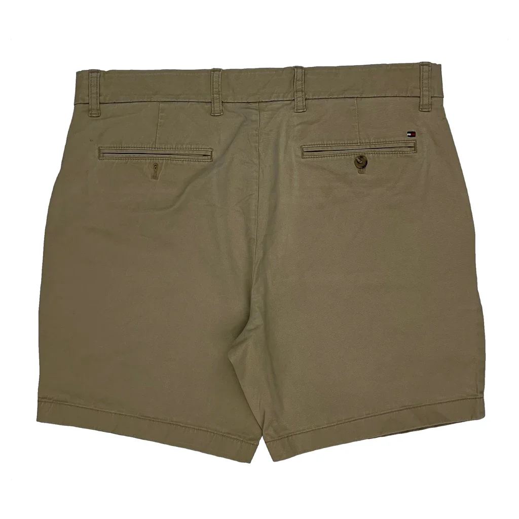 Tommy Hilfiger Chino Shorts - 34W 9L Beige Cotton