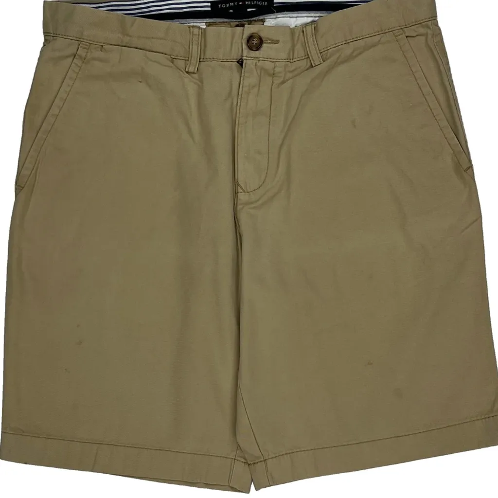 Tommy Hilfiger Chino Shorts - 34W 9L Beige Cotton - Image 10