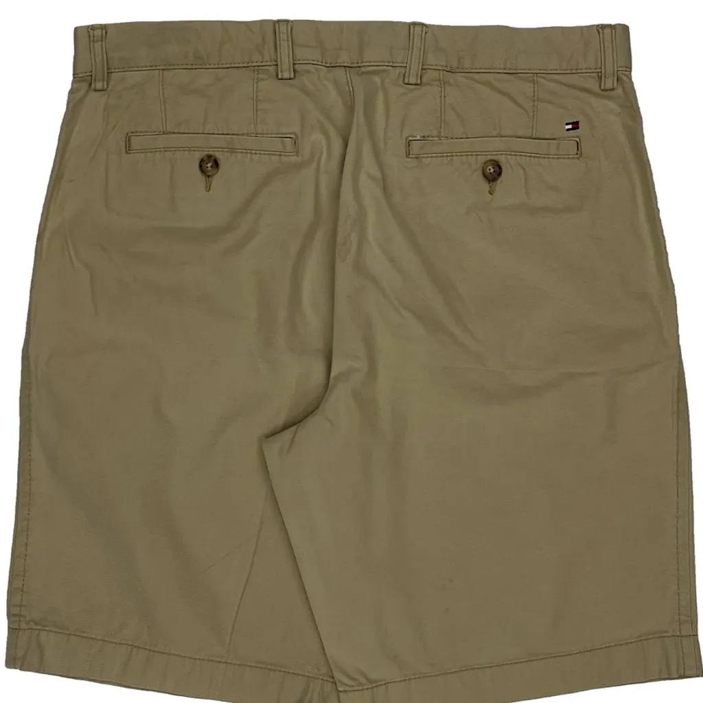 Tommy Hilfiger Chino Shorts - 34W 9L Beige Cotton - Image 7