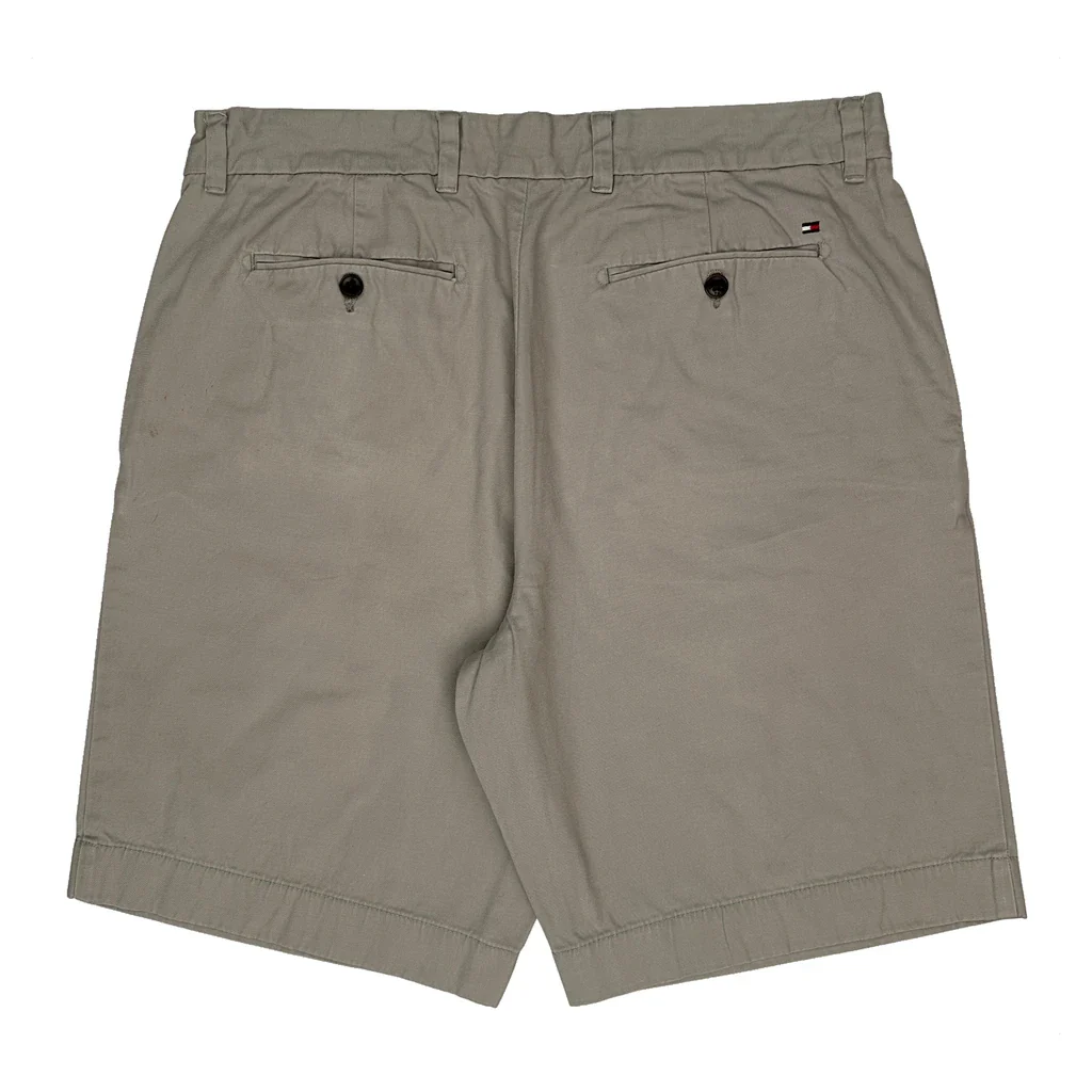 Tommy Hilfiger Chino Shorts - 34W 10L Beige Cotton
