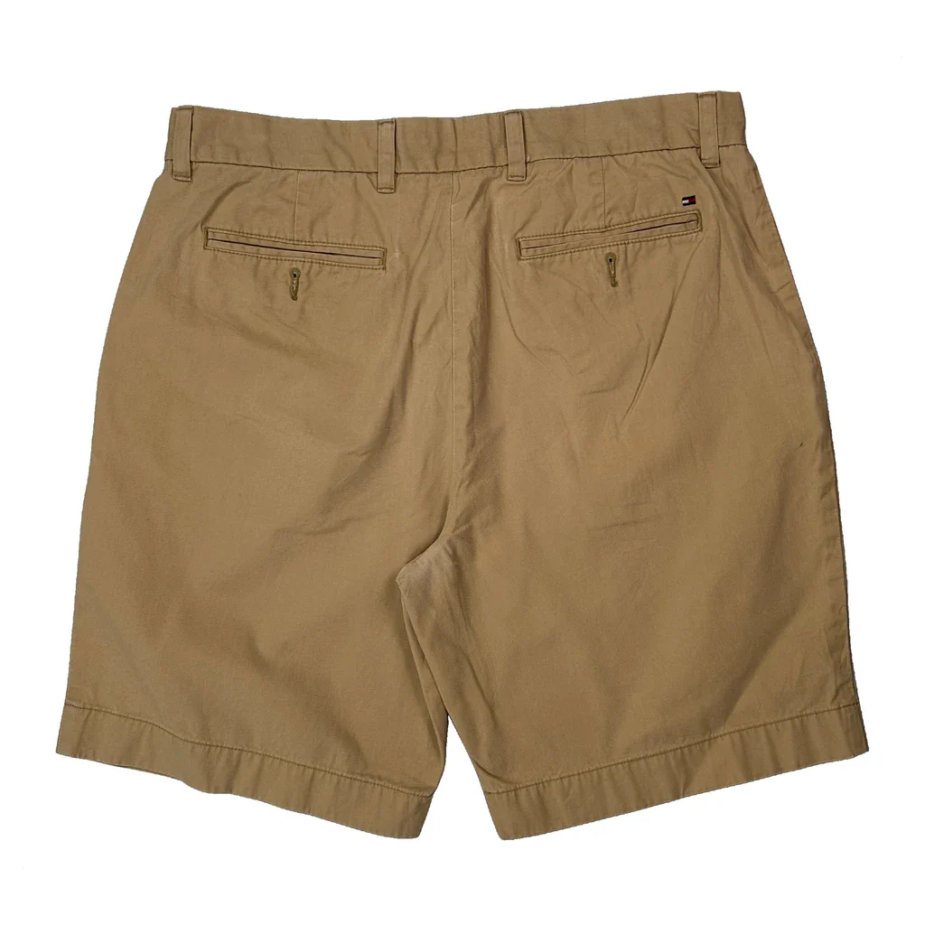 Tommy Hilfiger Chino Shorts - 34W 10L Beige Cotton