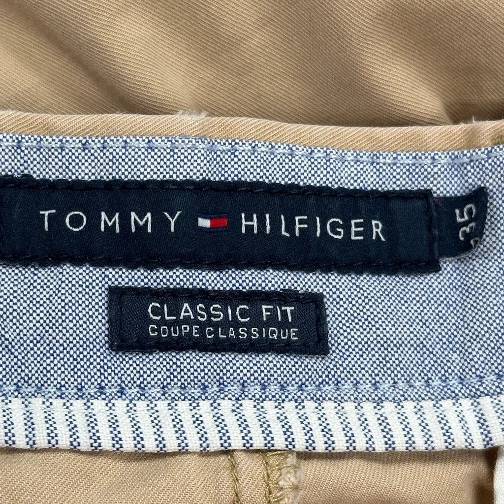 Tommy Hilfiger Chino Shorts - 34W 10L Beige Cotton - Image 6