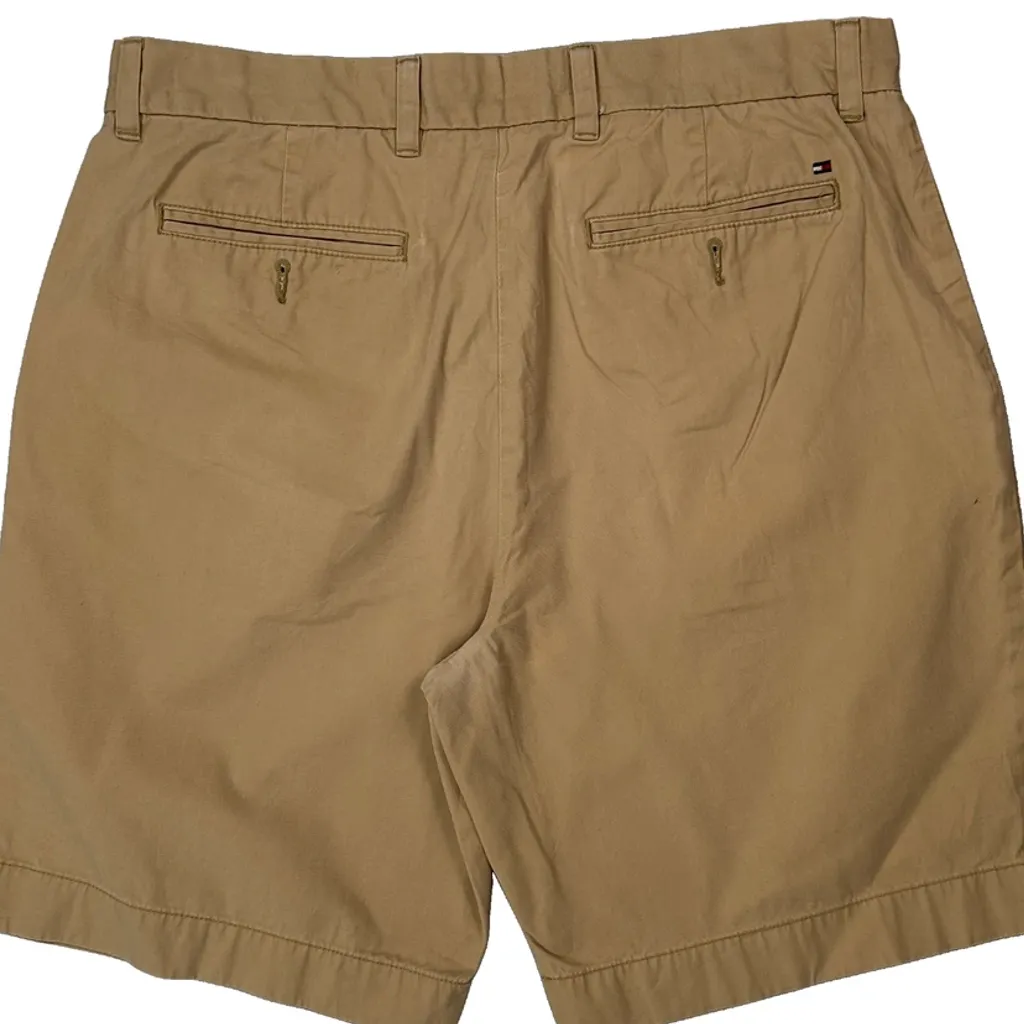 Tommy Hilfiger Chino Shorts - 34W 10L Beige Cotton - Image 7