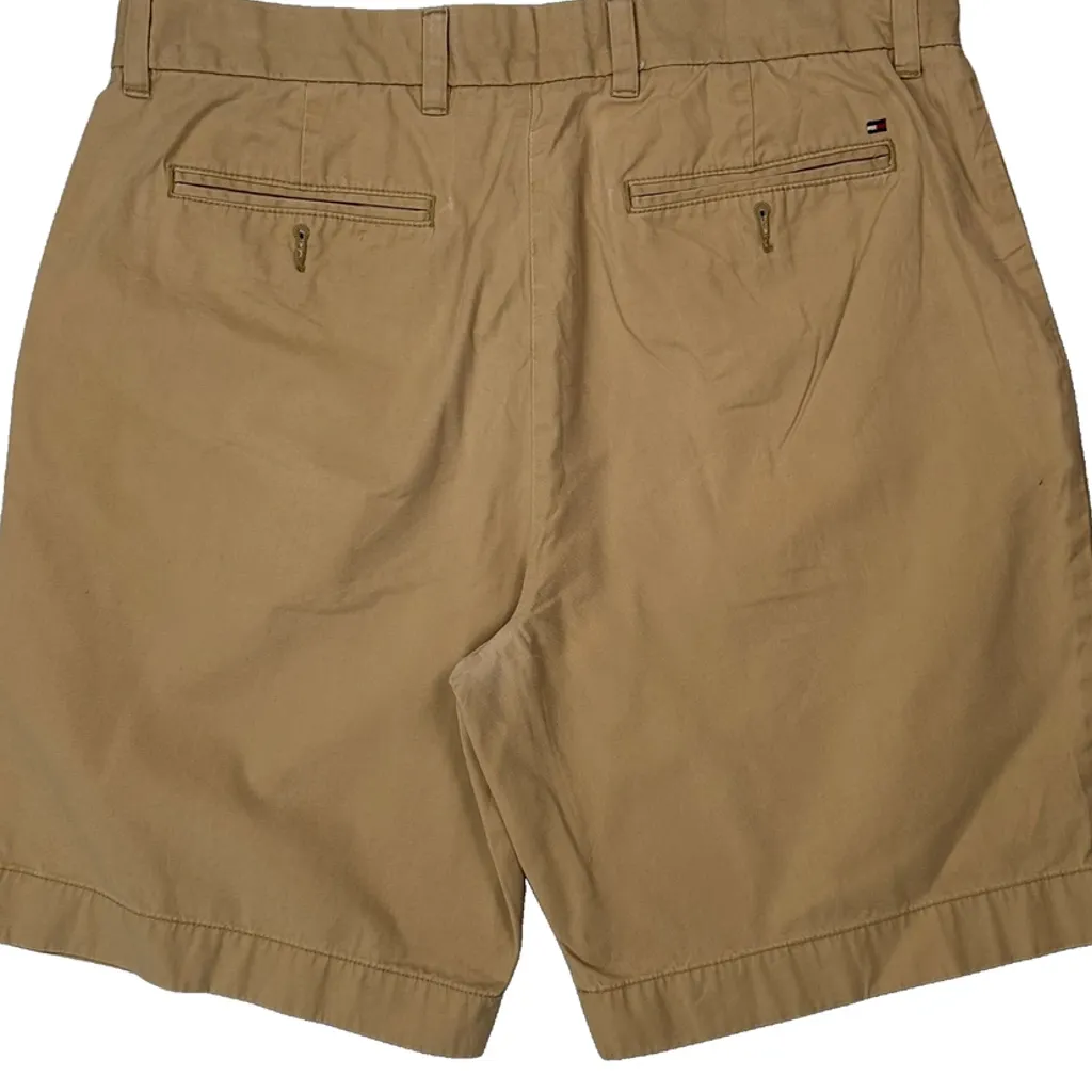 Tommy Hilfiger Chino Shorts - 34W 10L Beige Cotton - Image 8