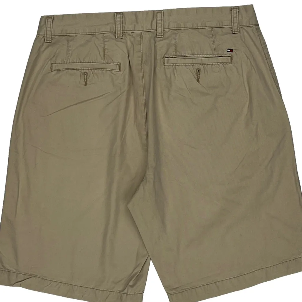 Tommy Hilfiger Chino Shorts - 34W 10L Beige Cotton - Image 7