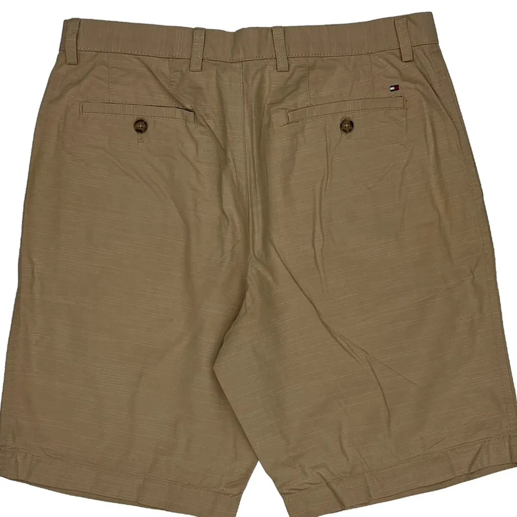 Tommy Hilfiger Chino Shorts - 34W 10L Beige Cotton - Image 8