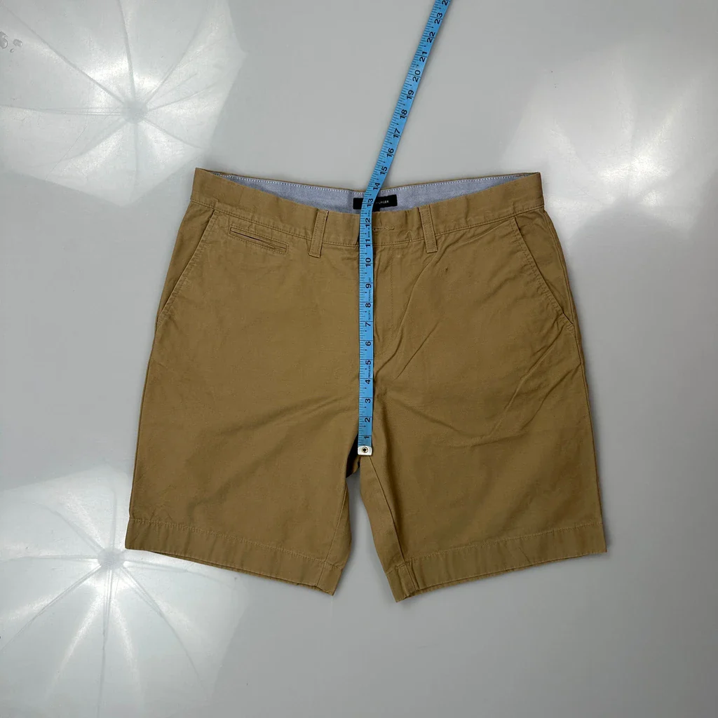 Tommy Hilfiger Chino Shorts - 35W 9L Beige Cotton - Image 4