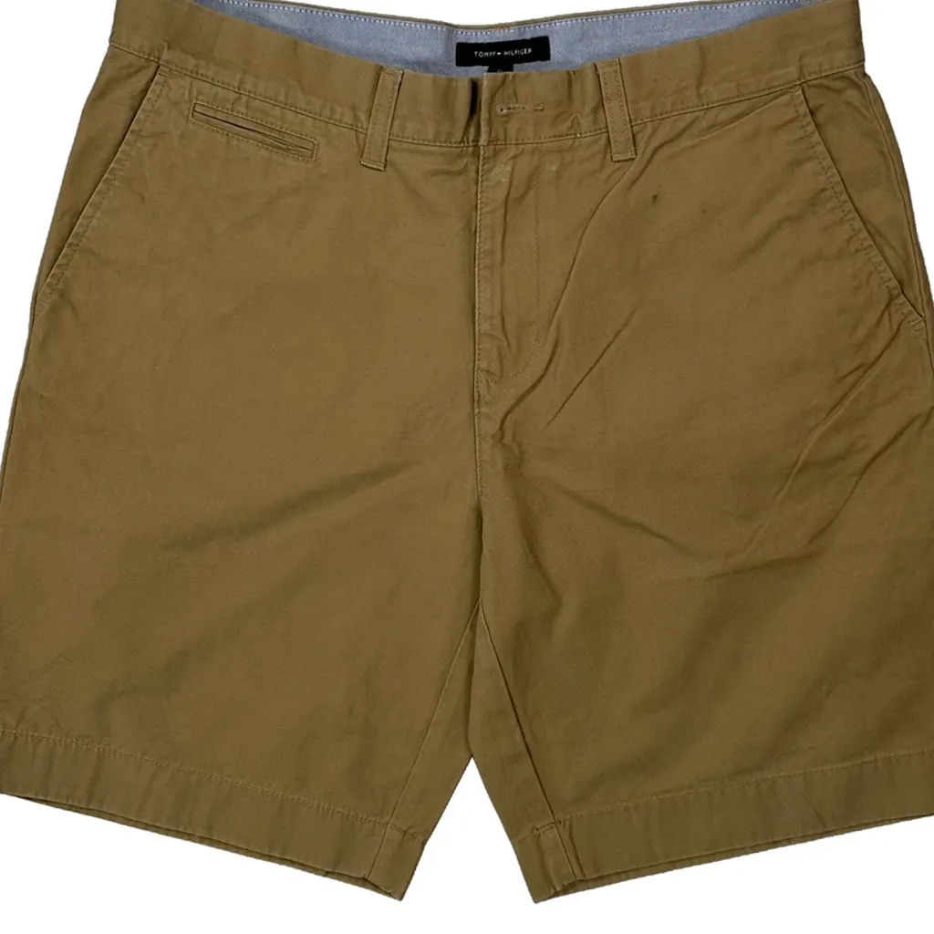 Tommy Hilfiger Chino Shorts - 35W 9L Beige Cotton - Image 9