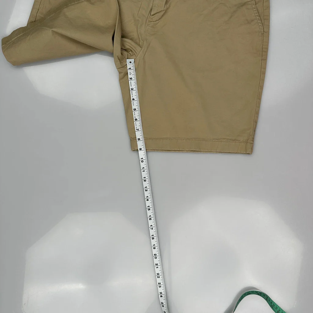 Tommy Hilfiger Chino Shorts - 38W 8L Beige Cotton - Image 5