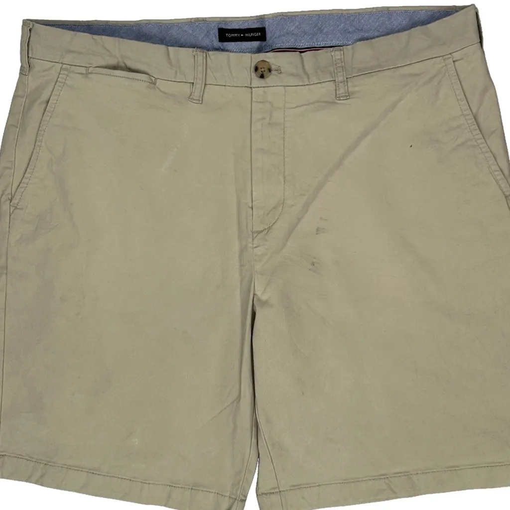 Tommy Hilfiger Chino Shorts - 38W 9L Beige Cotton - Image 10