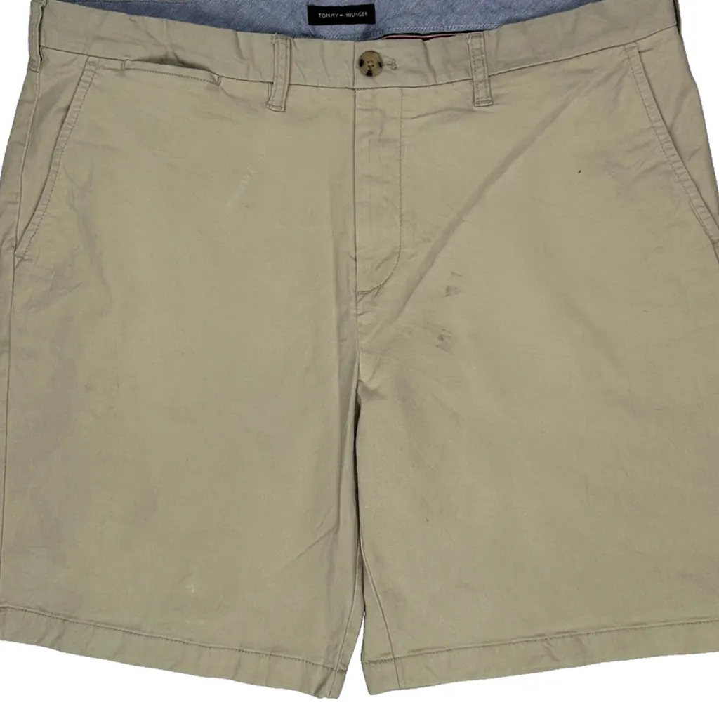Tommy Hilfiger Chino Shorts - 38W 9L Beige Cotton - Image 9