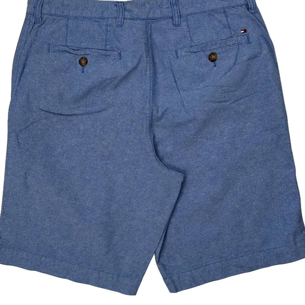 Tommy Hilfiger Chino Shorts - 33W 10L Blue Cotton - Image 8