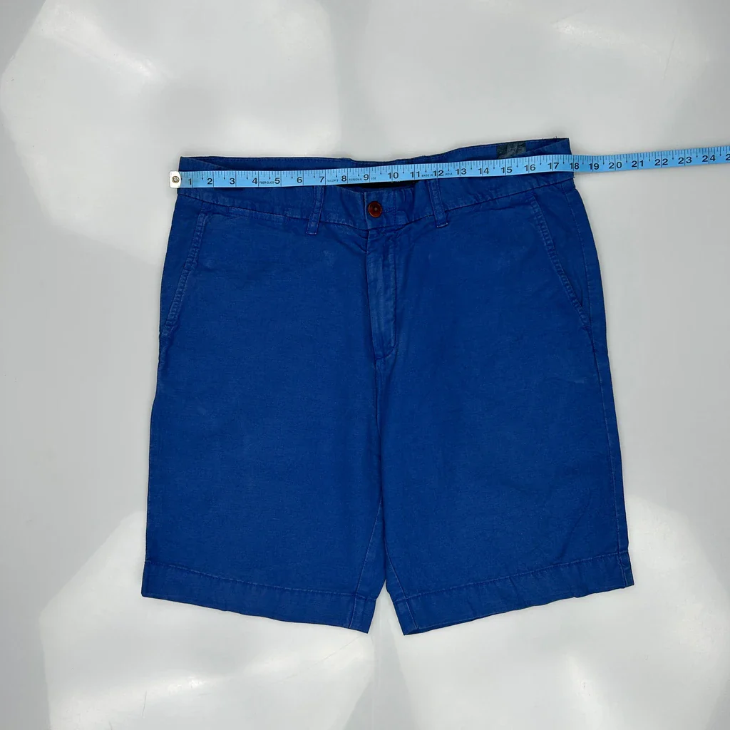 Tommy Hilfiger Chino Shorts - 36W 10L Blue Cotton - Image 3