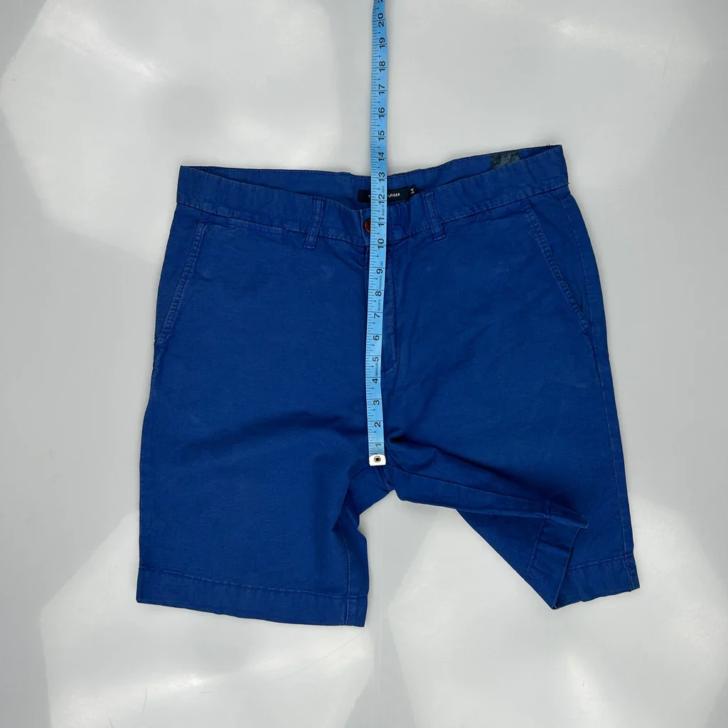 Tommy Hilfiger Chino Shorts - 36W 10L Blue Cotton - Image 4