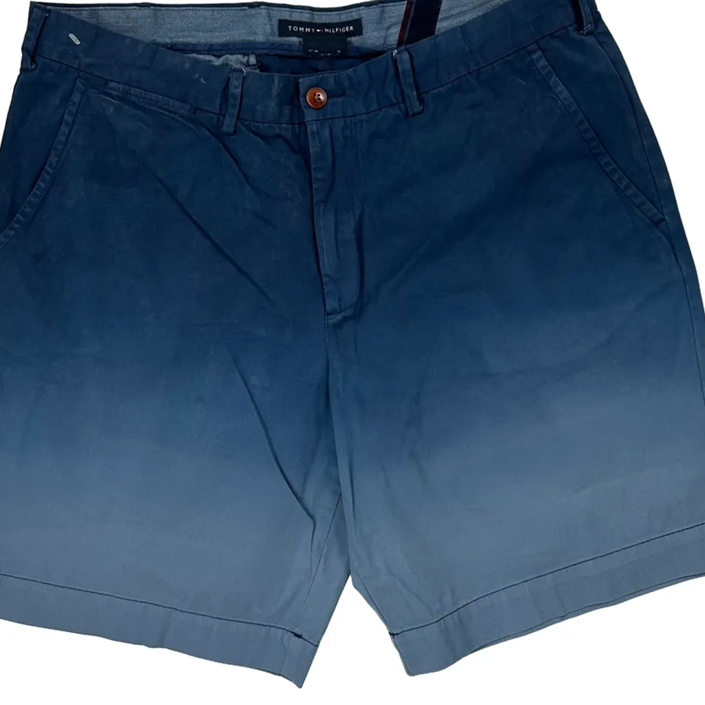 Tommy Hilfiger Chino Shorts - 38W 10L Blue Cotton - Image 10