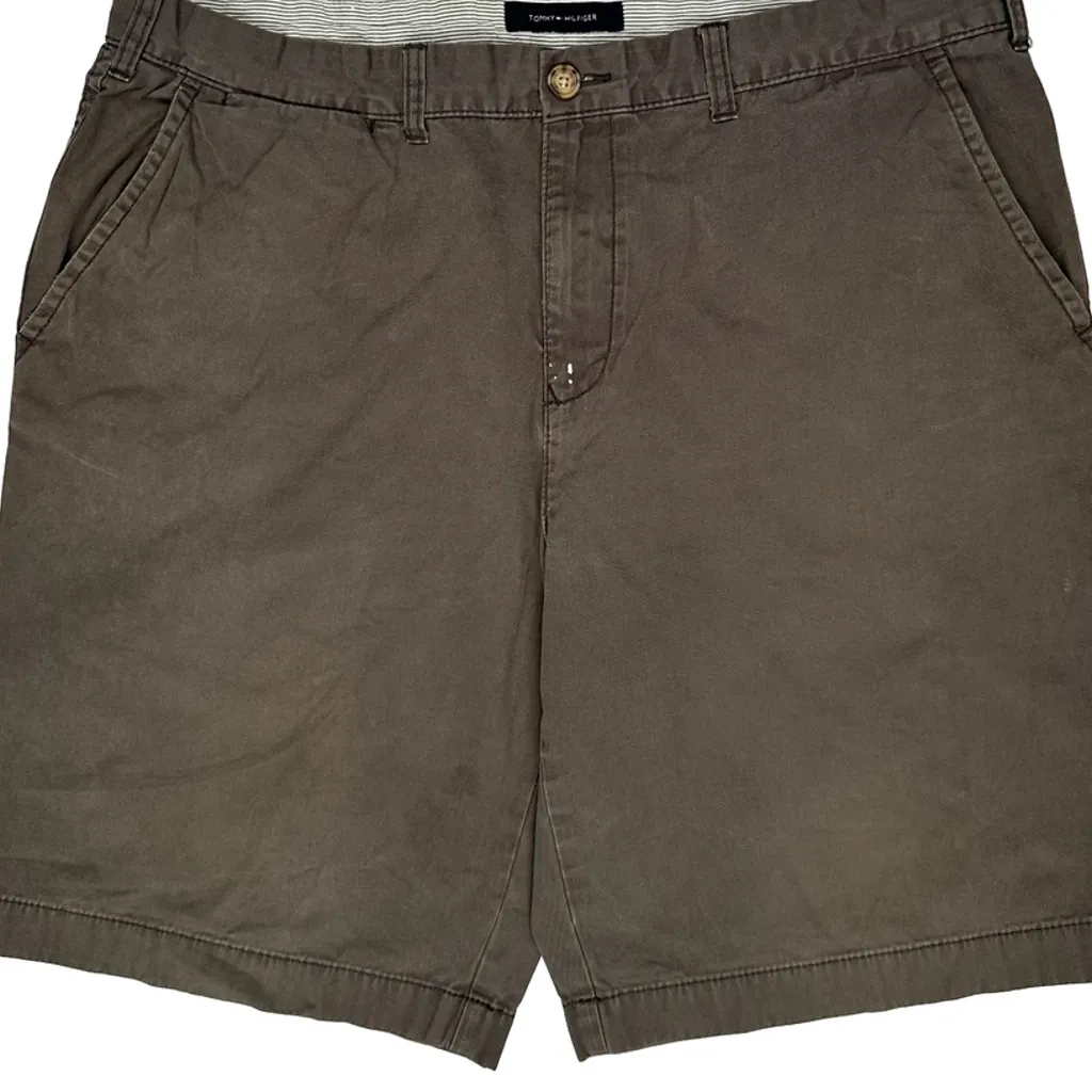 Tommy Hilfiger Chino Shorts - 38W 10L Brown Cotton - Image 9