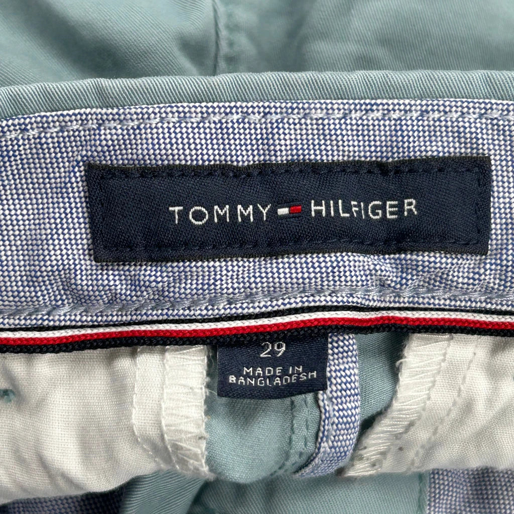 Tommy Hilfiger Chino Shorts - 29W 9L Green Cotton - Image 6