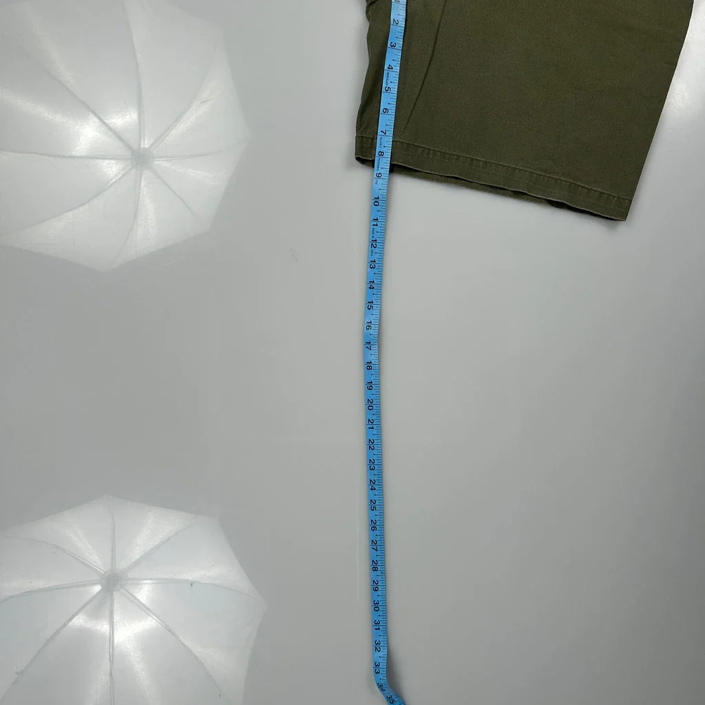 Tommy Hilfiger Chino Shorts - 33W 8L Green Cotton - Image 5