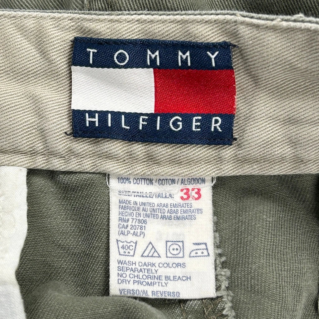 Tommy Hilfiger Chino Shorts - 33W 8L Green Cotton - Image 6