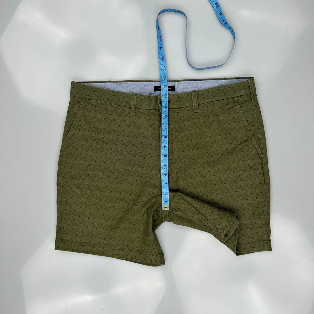 Tommy Hilfiger Chino Shorts - 38W 8L Green Cotton - Image 4