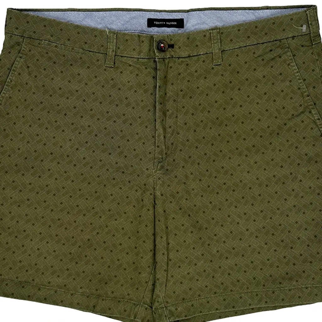 Tommy Hilfiger Chino Shorts - 38W 8L Green Cotton - Image 9