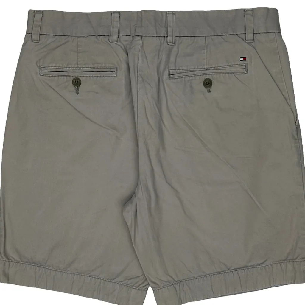 Tommy Hilfiger Chino Shorts - 34W 8L Grey Cotton - Image 8