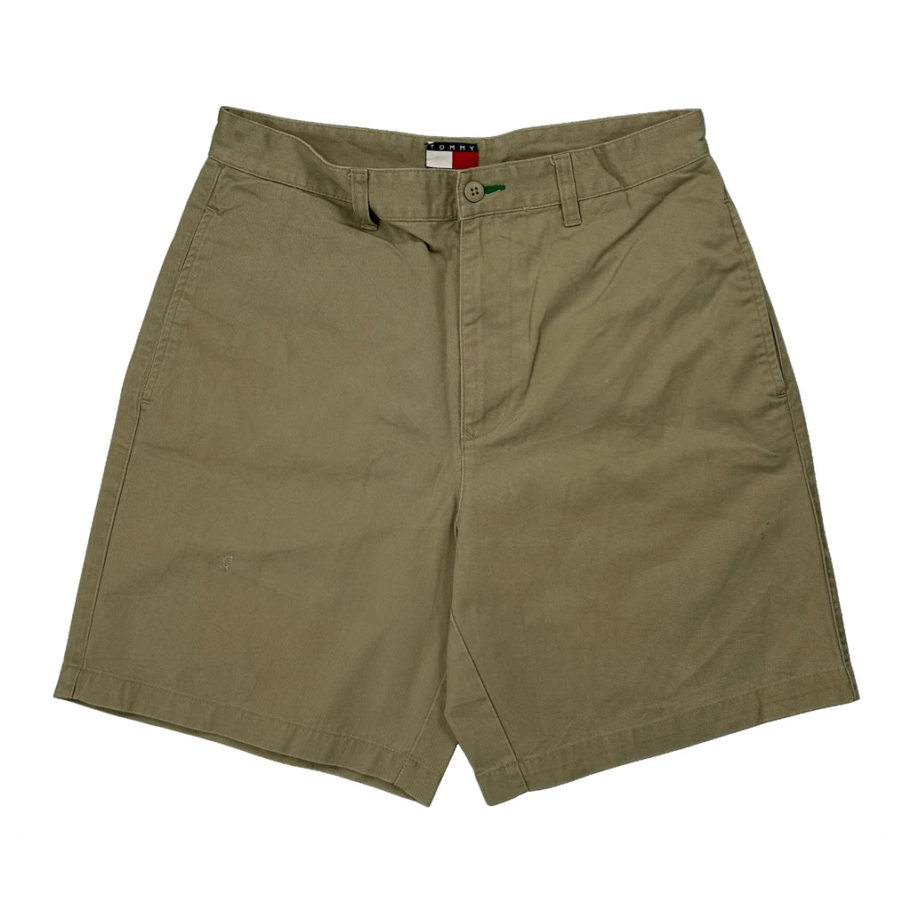 Tommy Hilfiger Chino Shorts - 30W 8L Khaki Cotton - Image 2