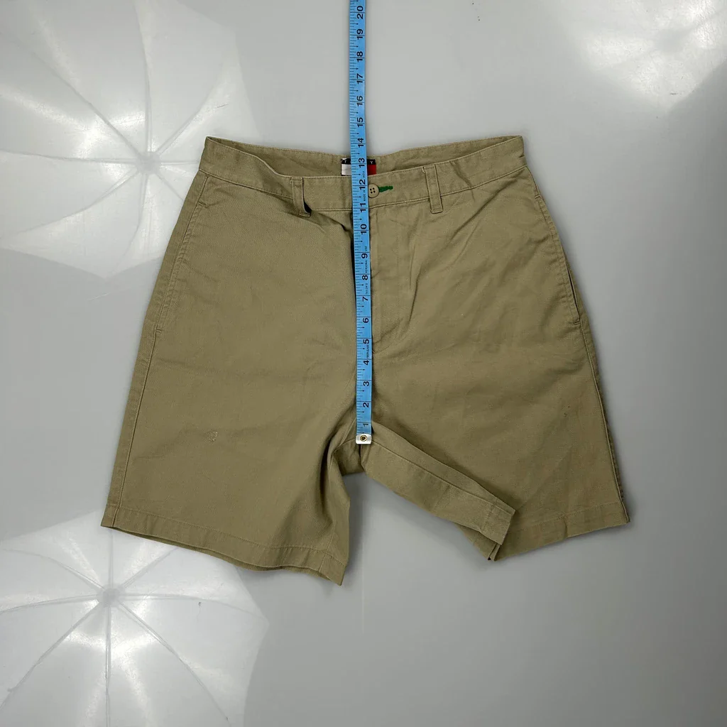 Tommy Hilfiger Chino Shorts - 30W 8L Khaki Cotton - Image 4
