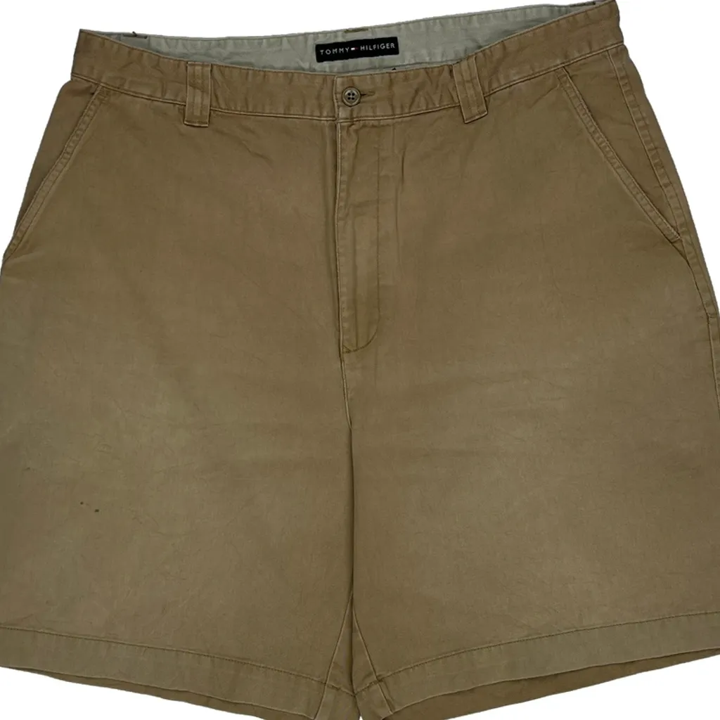 Tommy Hilfiger Chino Shorts - 34W 8L Khaki Cotton - Image 10
