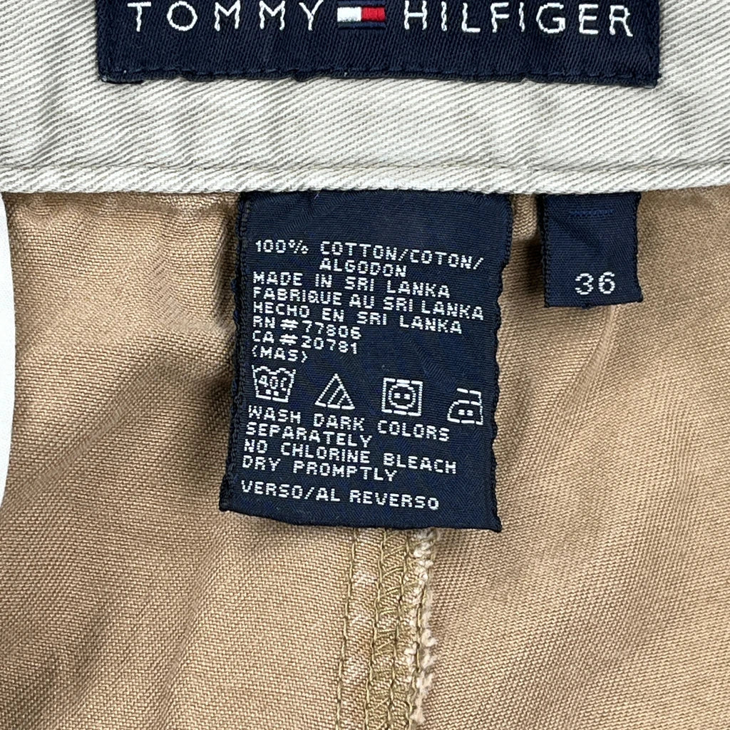 Tommy Hilfiger Chino Shorts - 34W 8L Khaki Cotton - Image 6